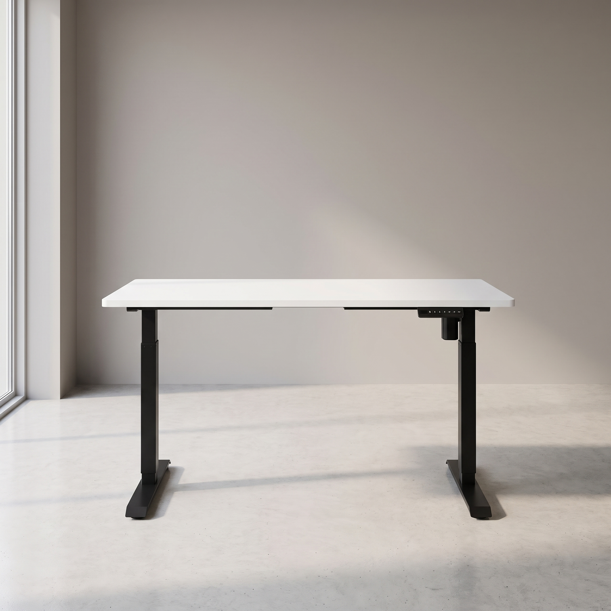 Tavolinë Ergonomike me një Motor 120x60cm - ambient zyre minimalist