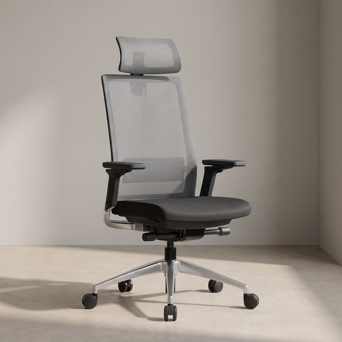 Karrigë ergonomike Chloe 002A në ambient zyre modern