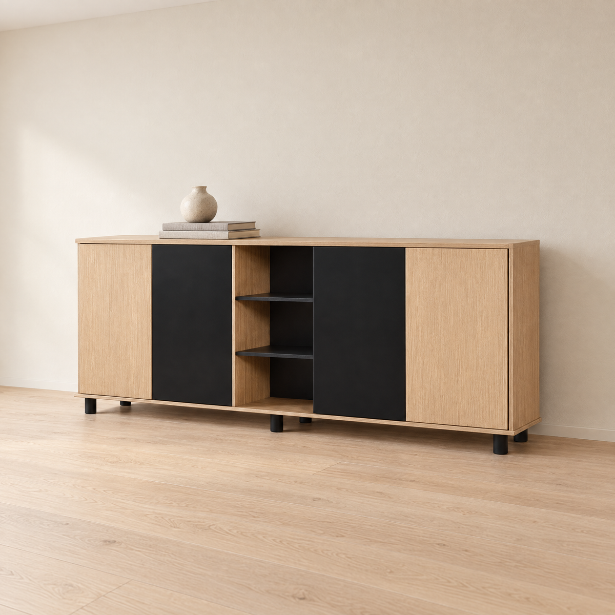 Dollap për Zyre Hunter 205*40*93cm në ambient zyre minimalist